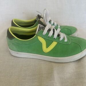 VANS Green and Yellow Sneakers Happy Spring!
